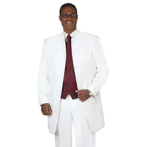 E. J. Samuel White Tuxedo Suit TUX105